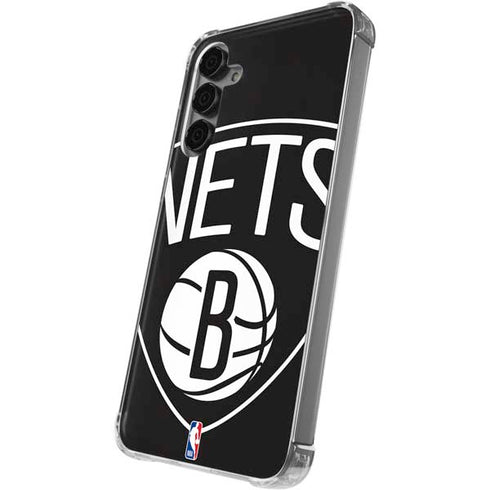 NBA Brooklyn Nets Large Logo Galaxy S24 Plus Clear Case